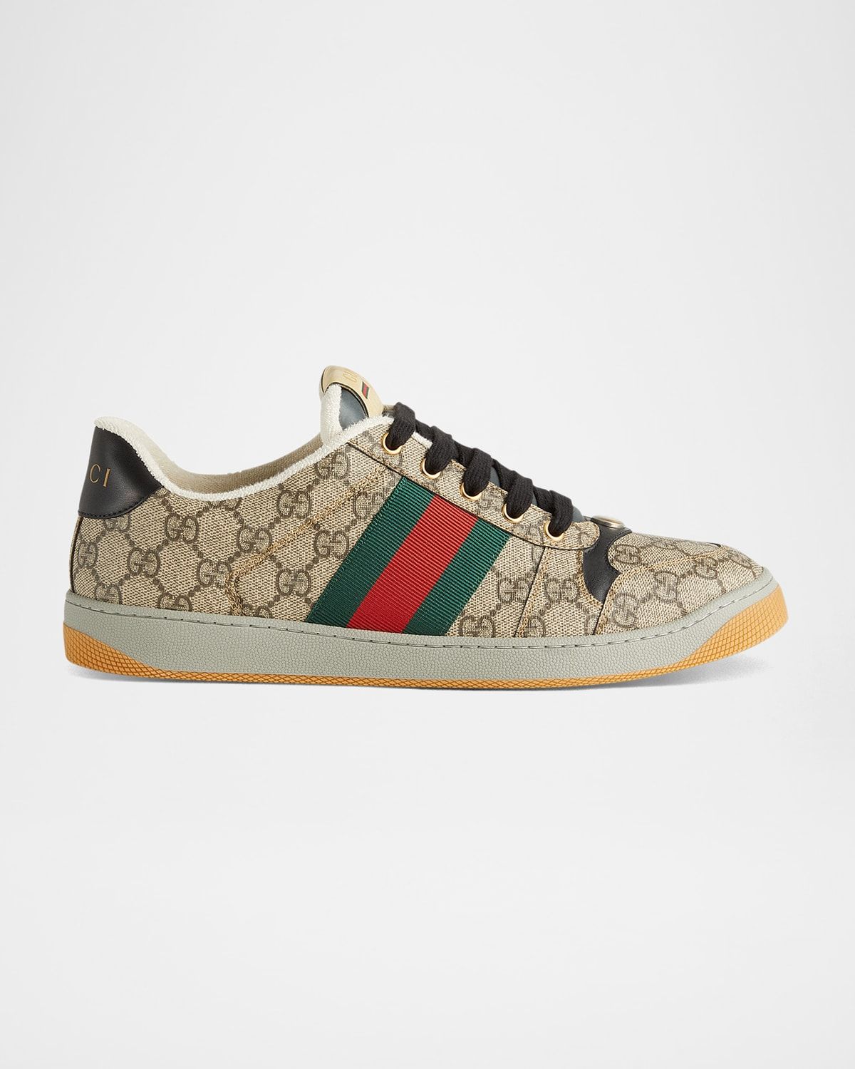 Men & apos;s Screener GG Canvas Low-Top Sneakers