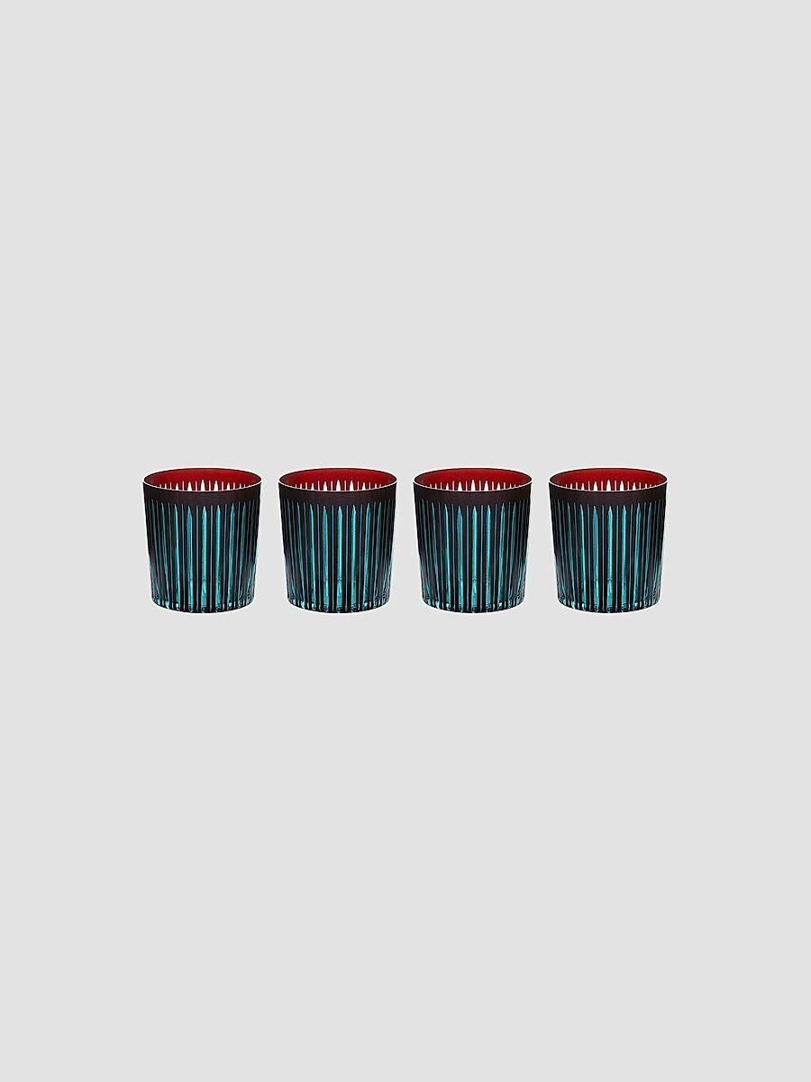 Prism 4-Piece Double Old-Fashioned Glass Set