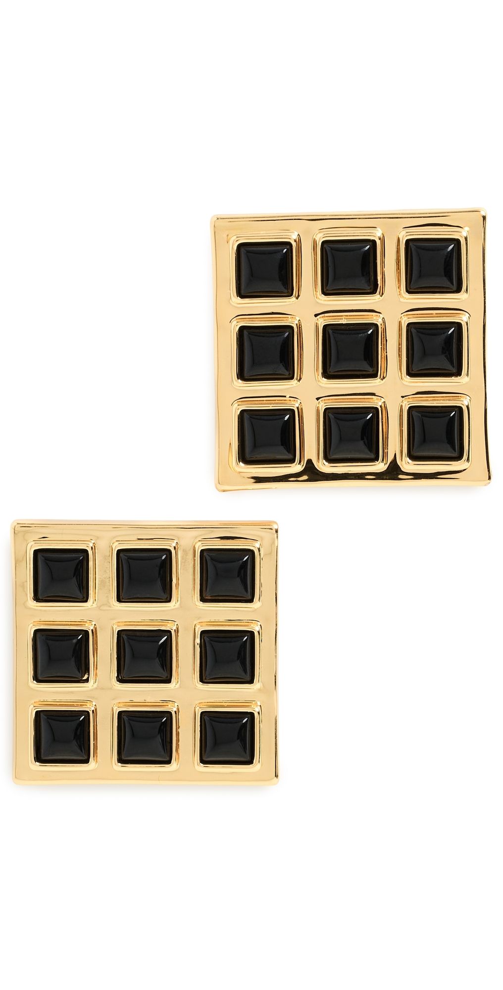 Julietta Delilah Earrings Gold/Black One Size