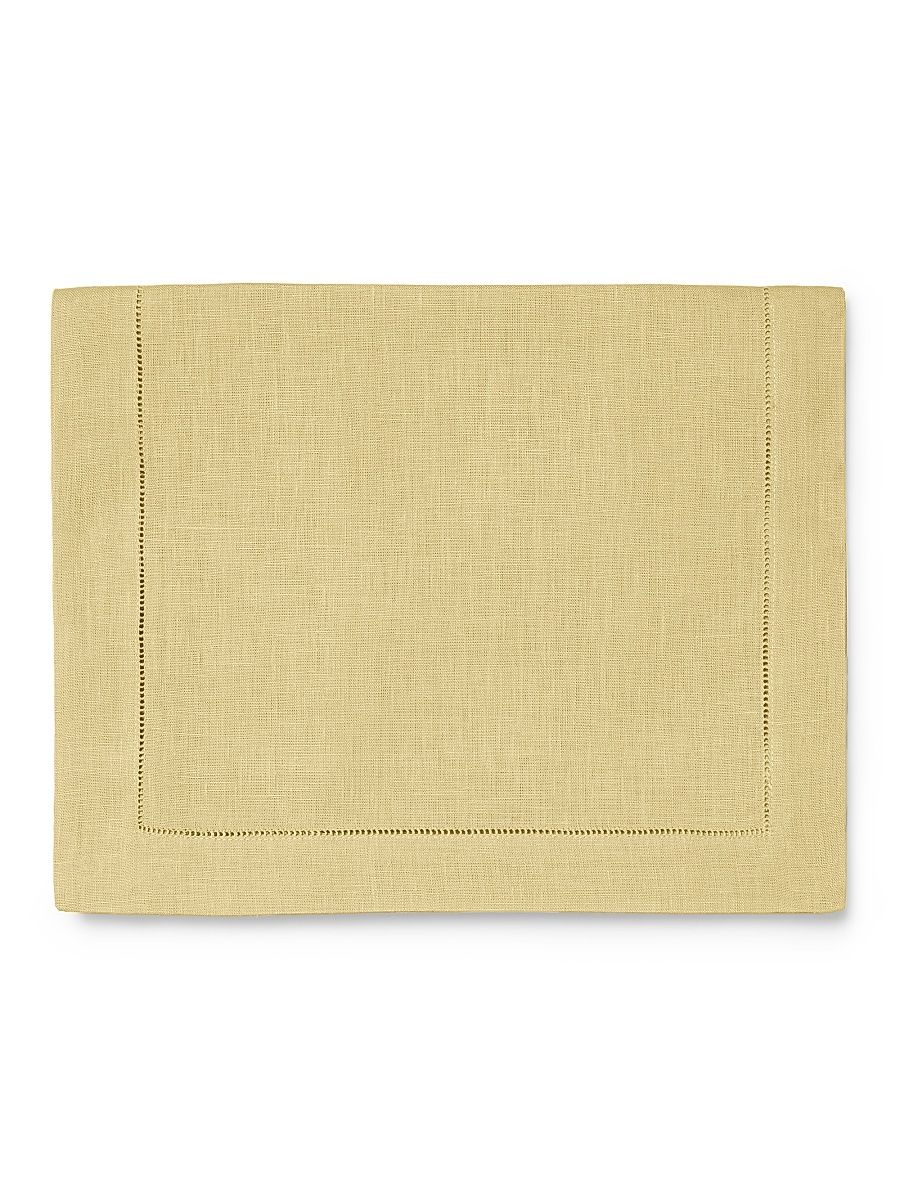 Festival Square Linen Table Runner - Butter - Size 15 x 108