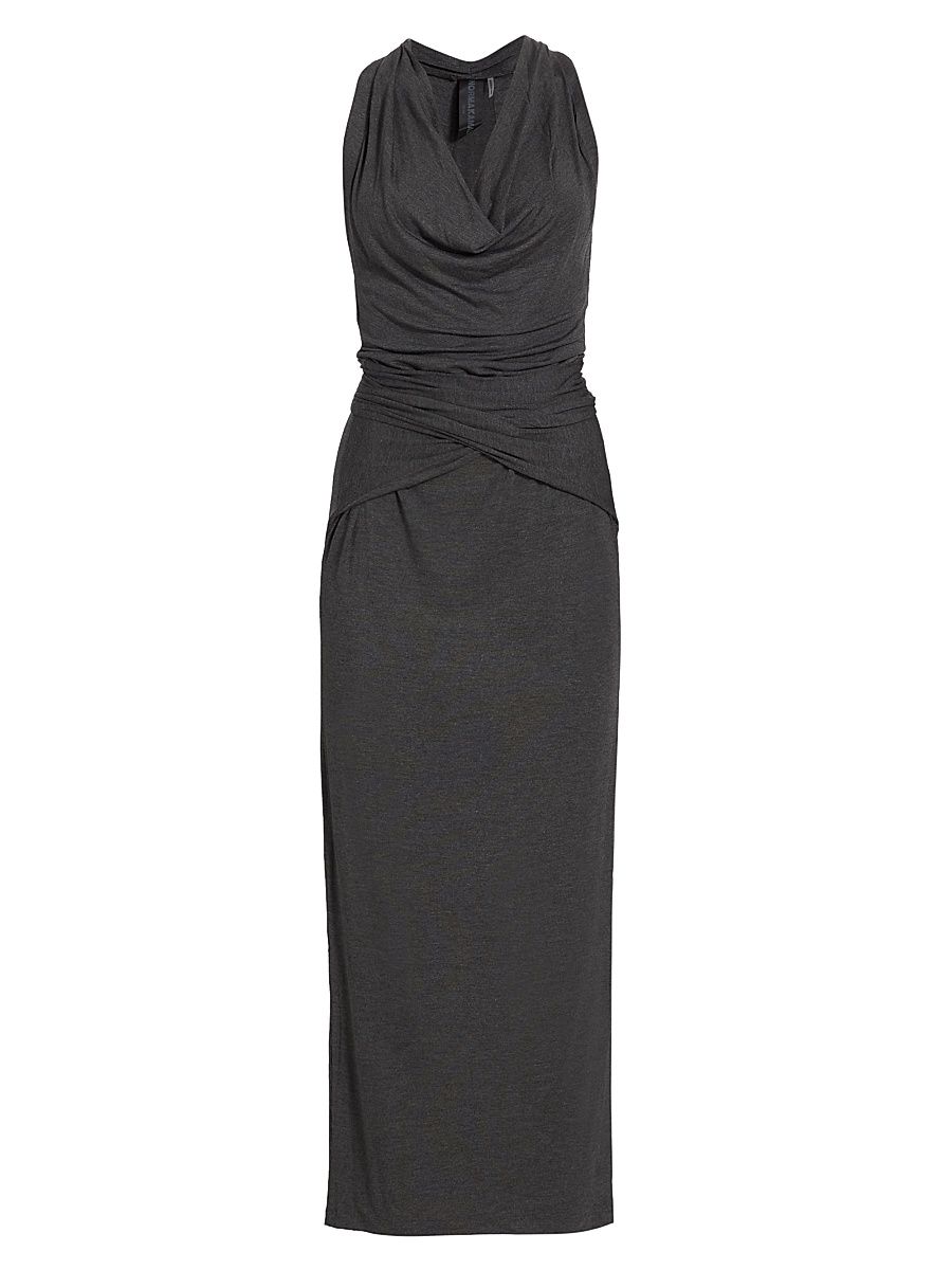 Women's Neeta Tie-Front Maxi Dress - Dark Grey - Size XL