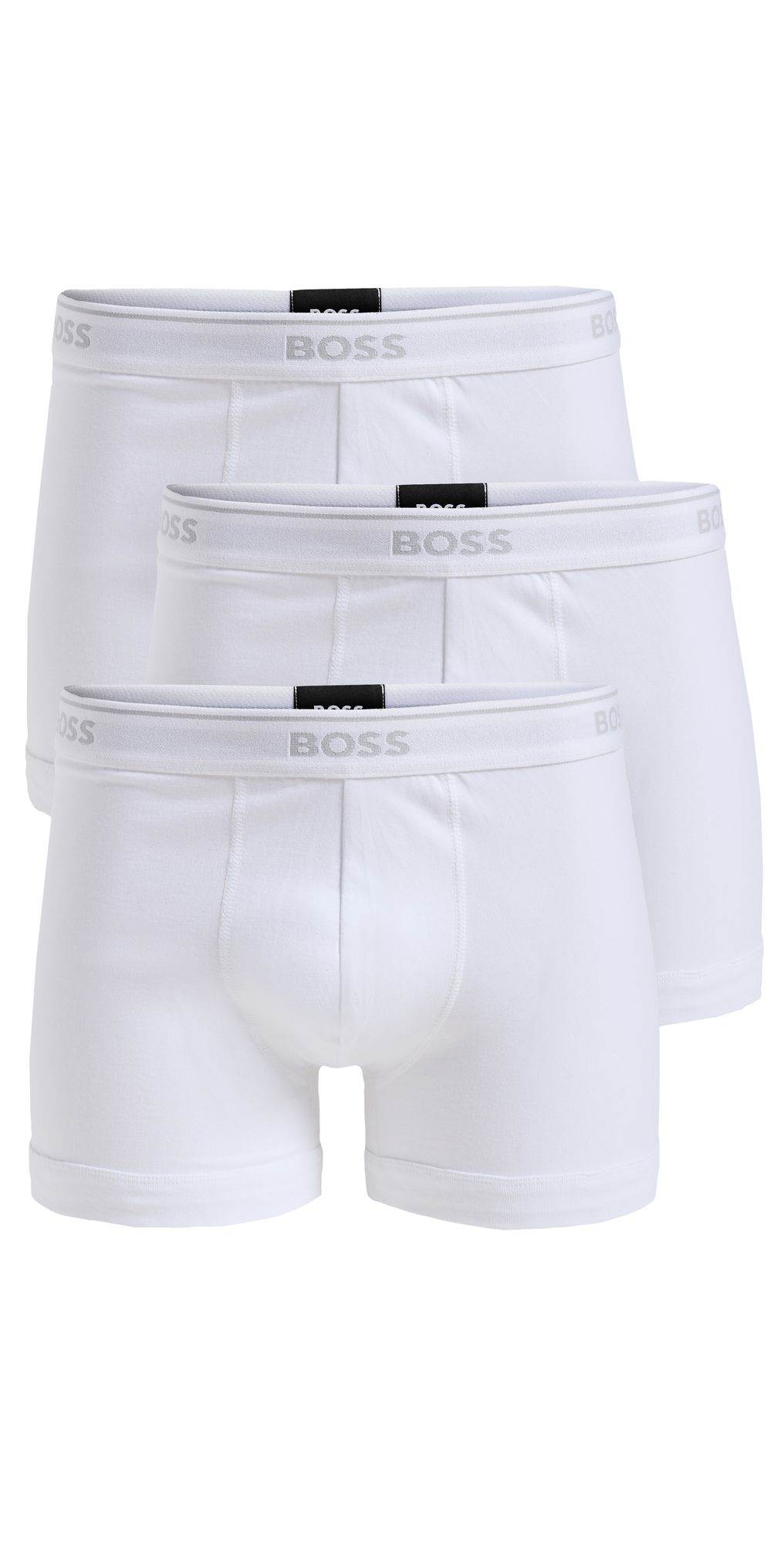 BOSS Classic Cotton Boxer Briefs 3 Pack White XL