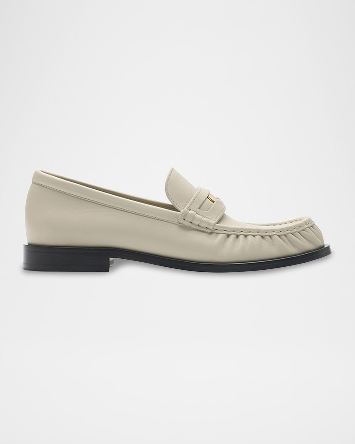 Cadet Grained Calf Leather Penny Loafers