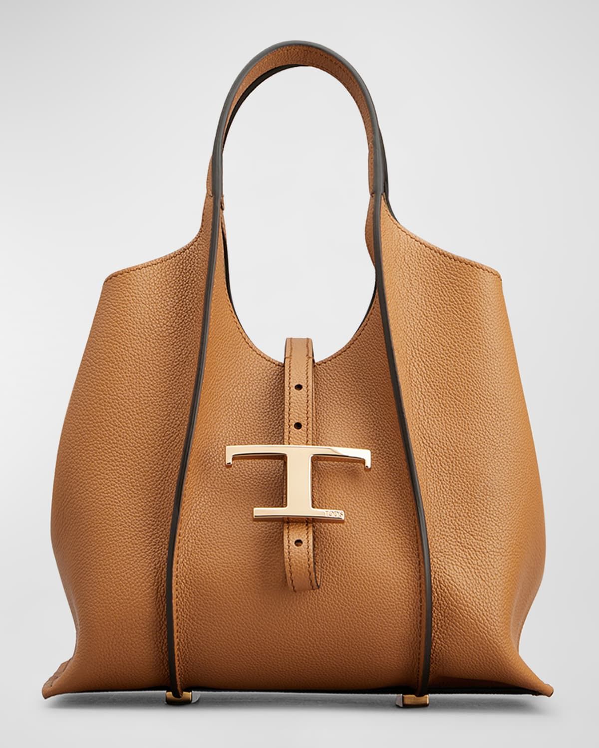 Mini Leather T Timeless Tote Shopping Bag