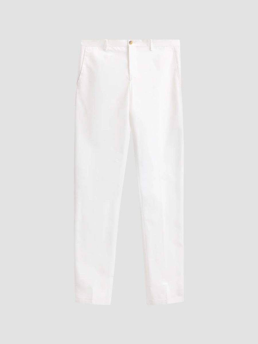 Saks Fifth Avenue Men's COLLECTION Solid Chino Pants - White - Size 30