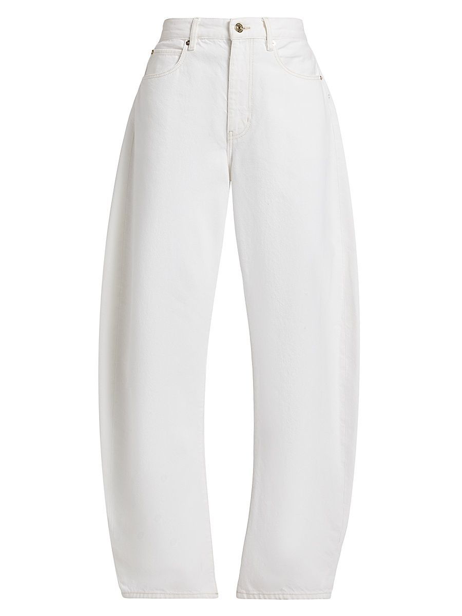 Women's The Bubble Mid-Rise Barrel Jeans - Au Natural Clean - Size 29