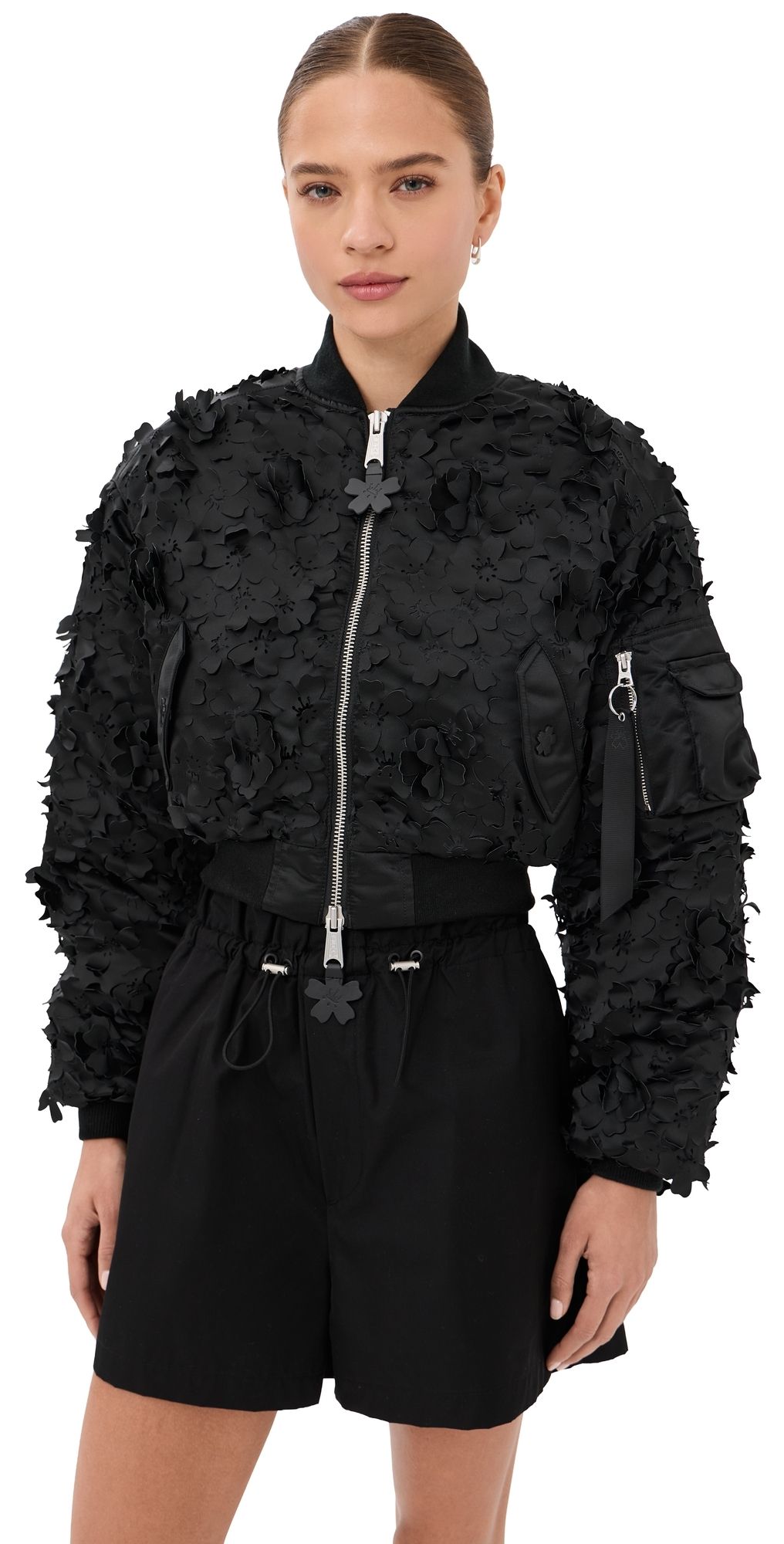 Cecilie Bahnsen Cecilie Bahnsen x Alpha Industries Black Nylon Jacket Black M