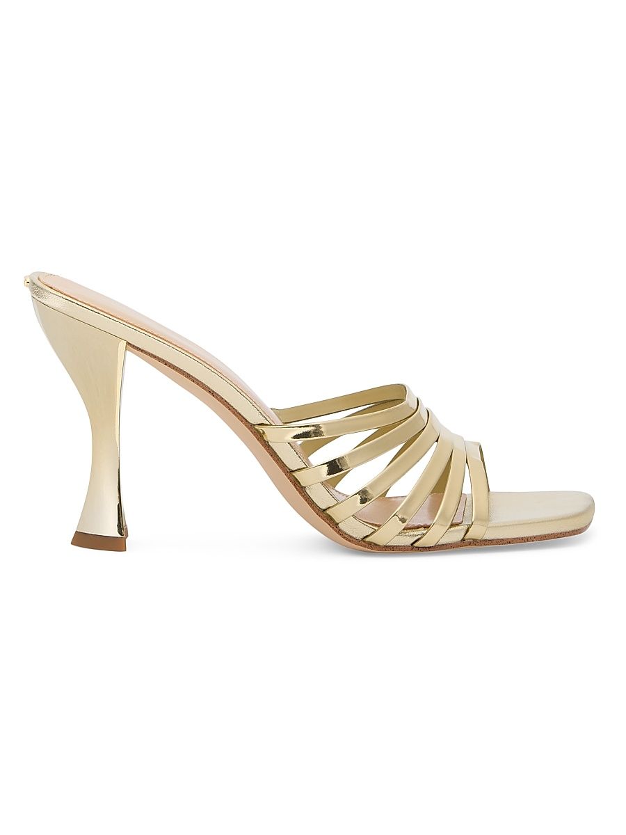 Women's Haisley Metallic High Sandals - Pale Gold - Size 9