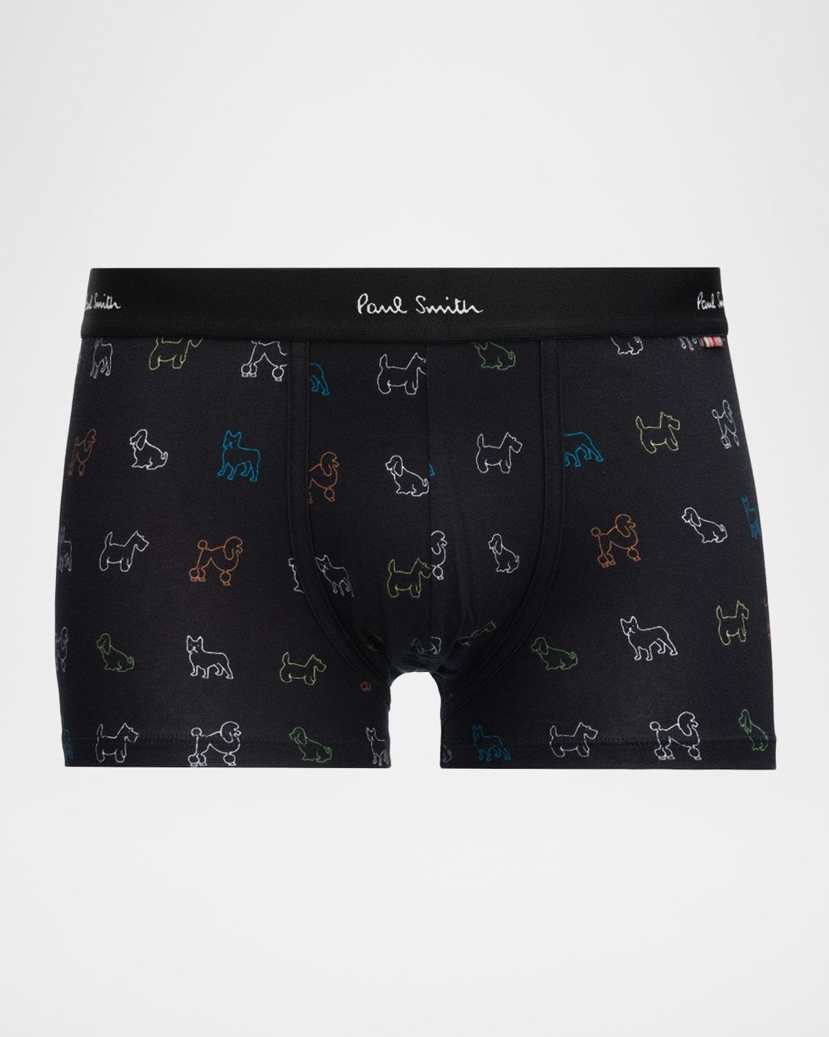 Men & apos;s Sketched Dog Outline Print Boxer Briefs