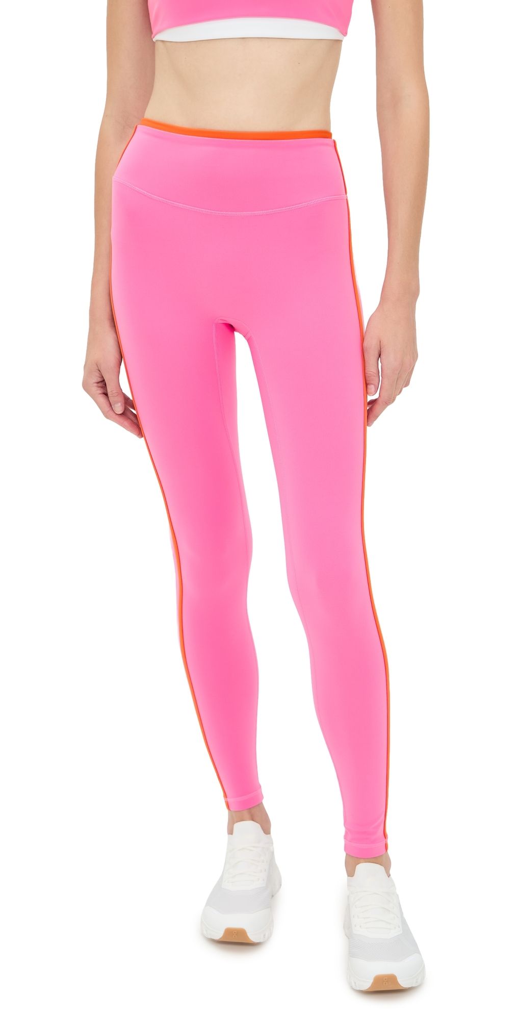 FORM Layered Leggings Peony w/ White & Poppy L