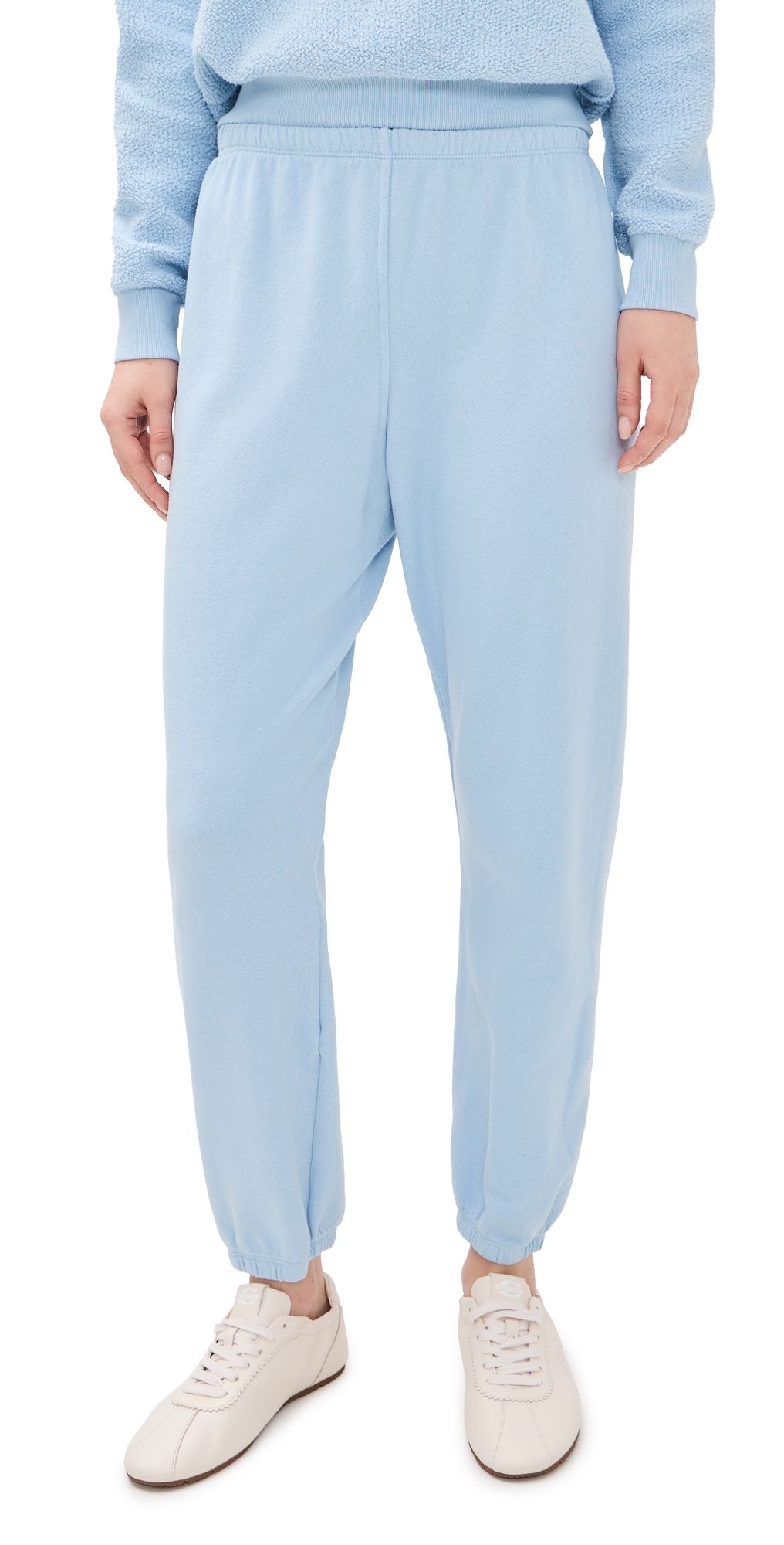 perfectwhitetee French Terry Easy Sweatpants Powder Blue S