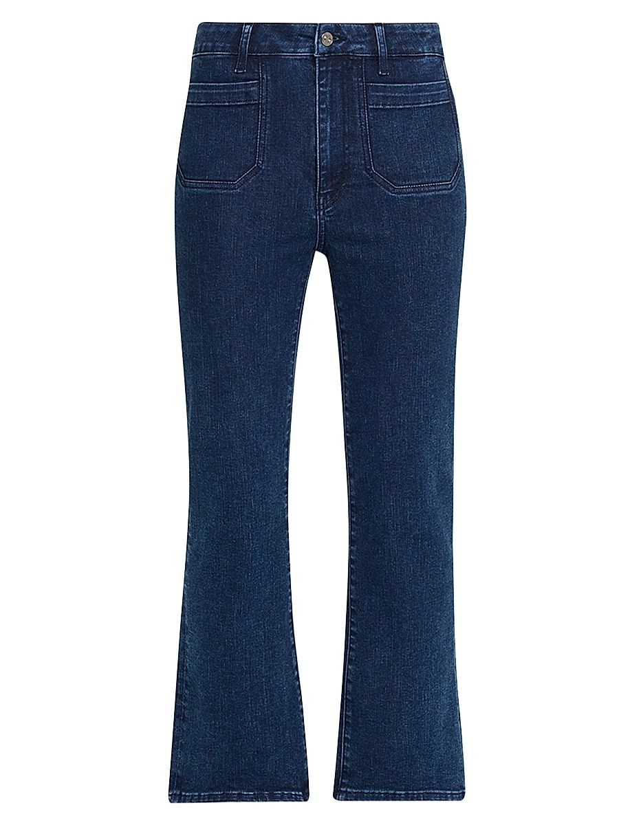 Women's The Reboot Crop Modernist Pocket Mid-Rise Stretch Jeans - Jest - Size 34