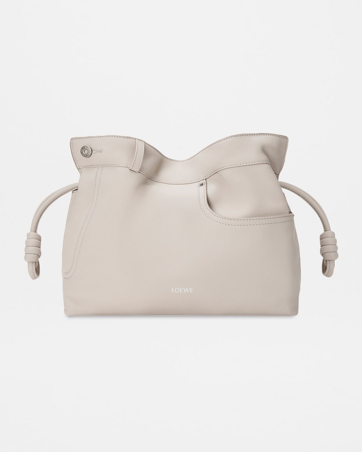 Flamenco Panta Clutch Bag in Leather