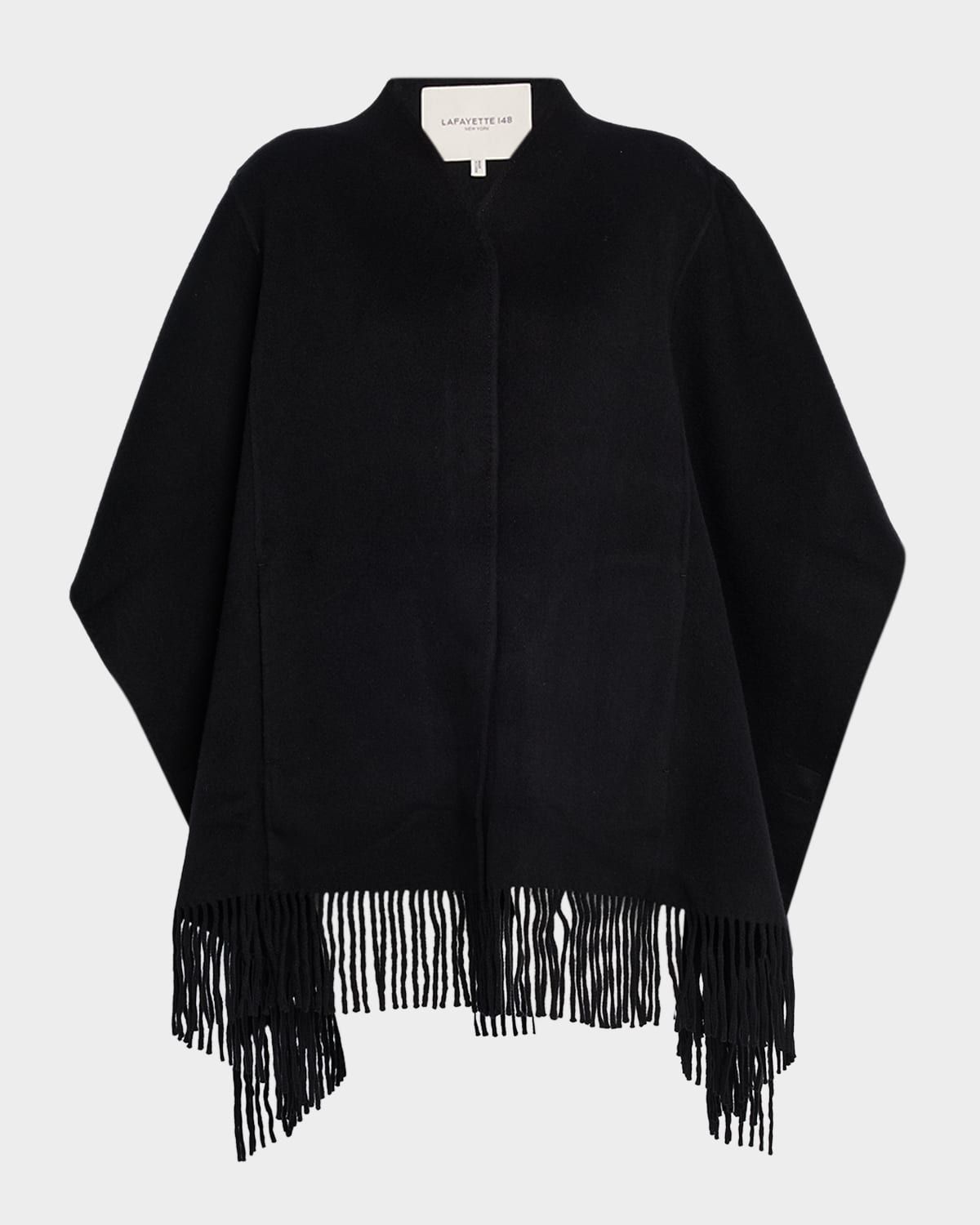Double-Face Fringe Cape