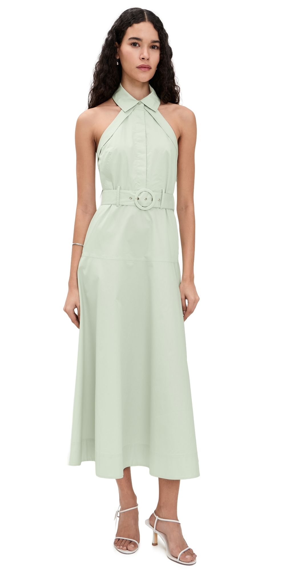 HEVRON Eloise Dress Pistachio 10