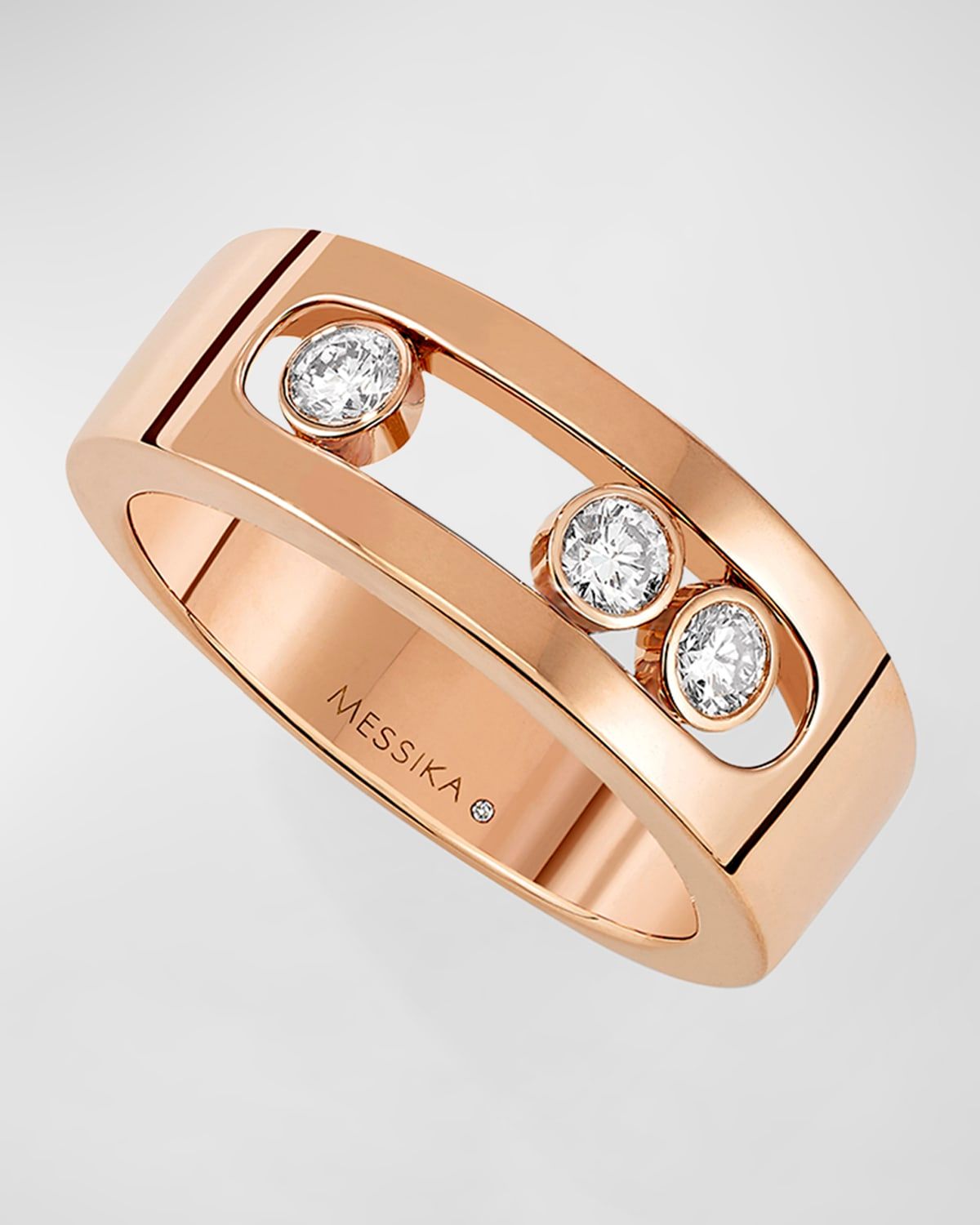 MOVE JOAILLERIE 18K ROSE GOLD DIAMOND RING