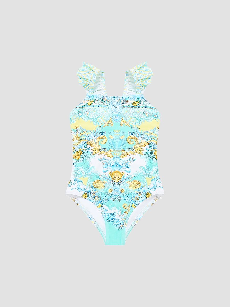 Little Girl's & Girl's Printed One-Piece Swimsuit - Size 6
