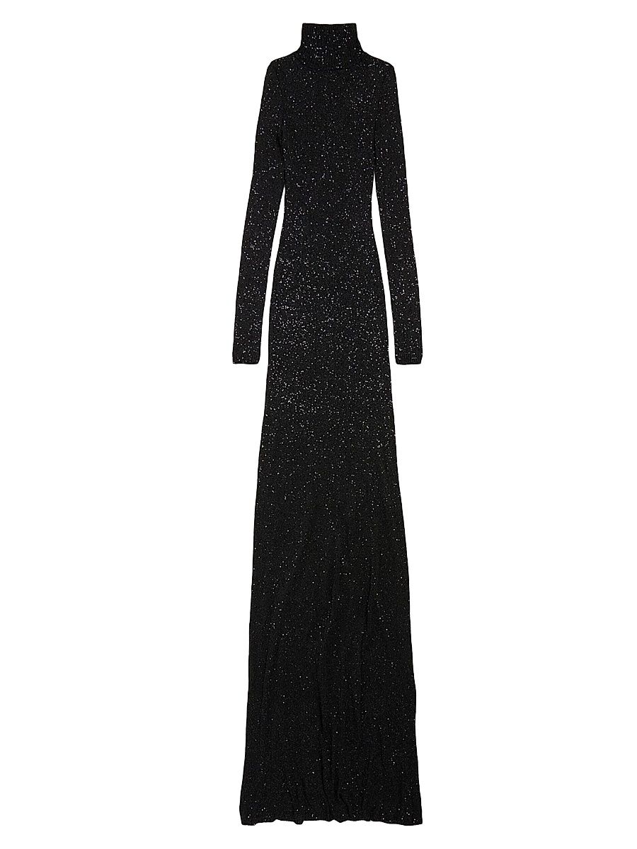 Balenciaga Women's Maxi Dress - Black - Size Medium