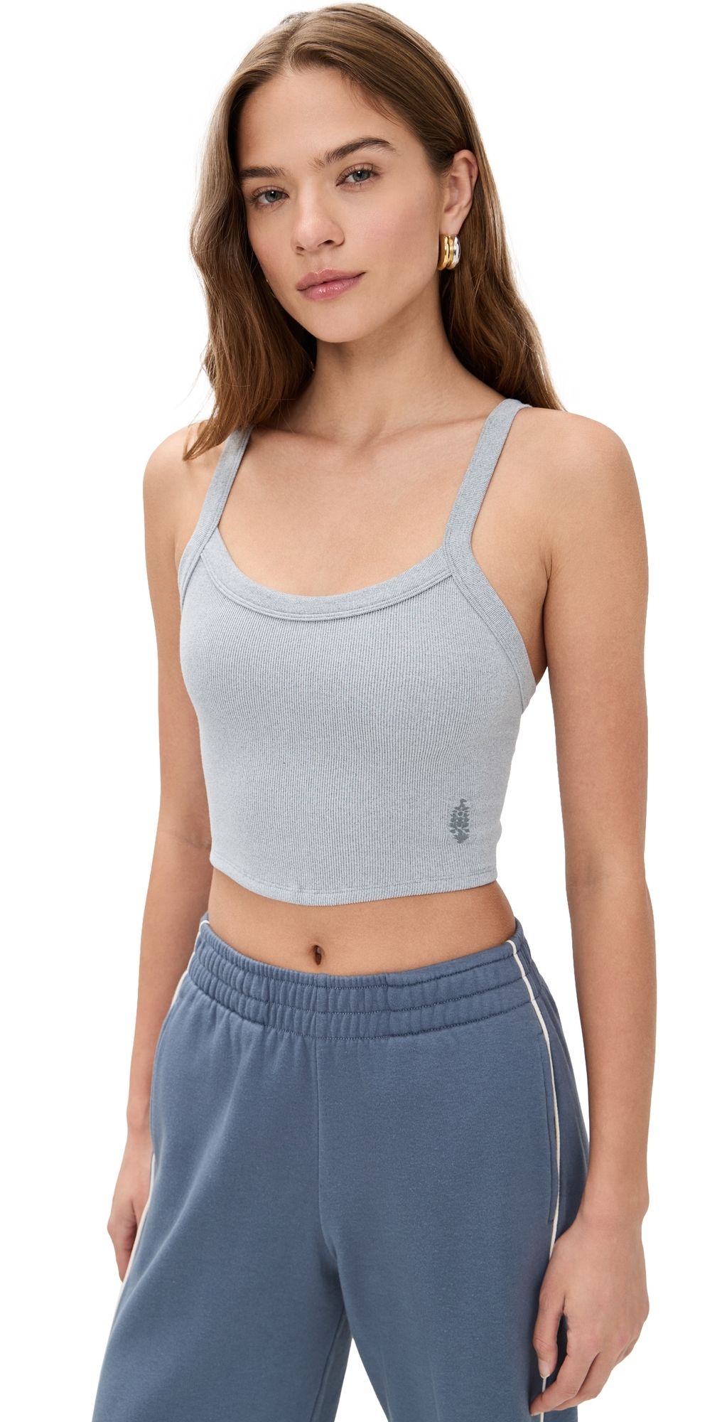FP Movement All Clear Solid Cami Heather Grey XL