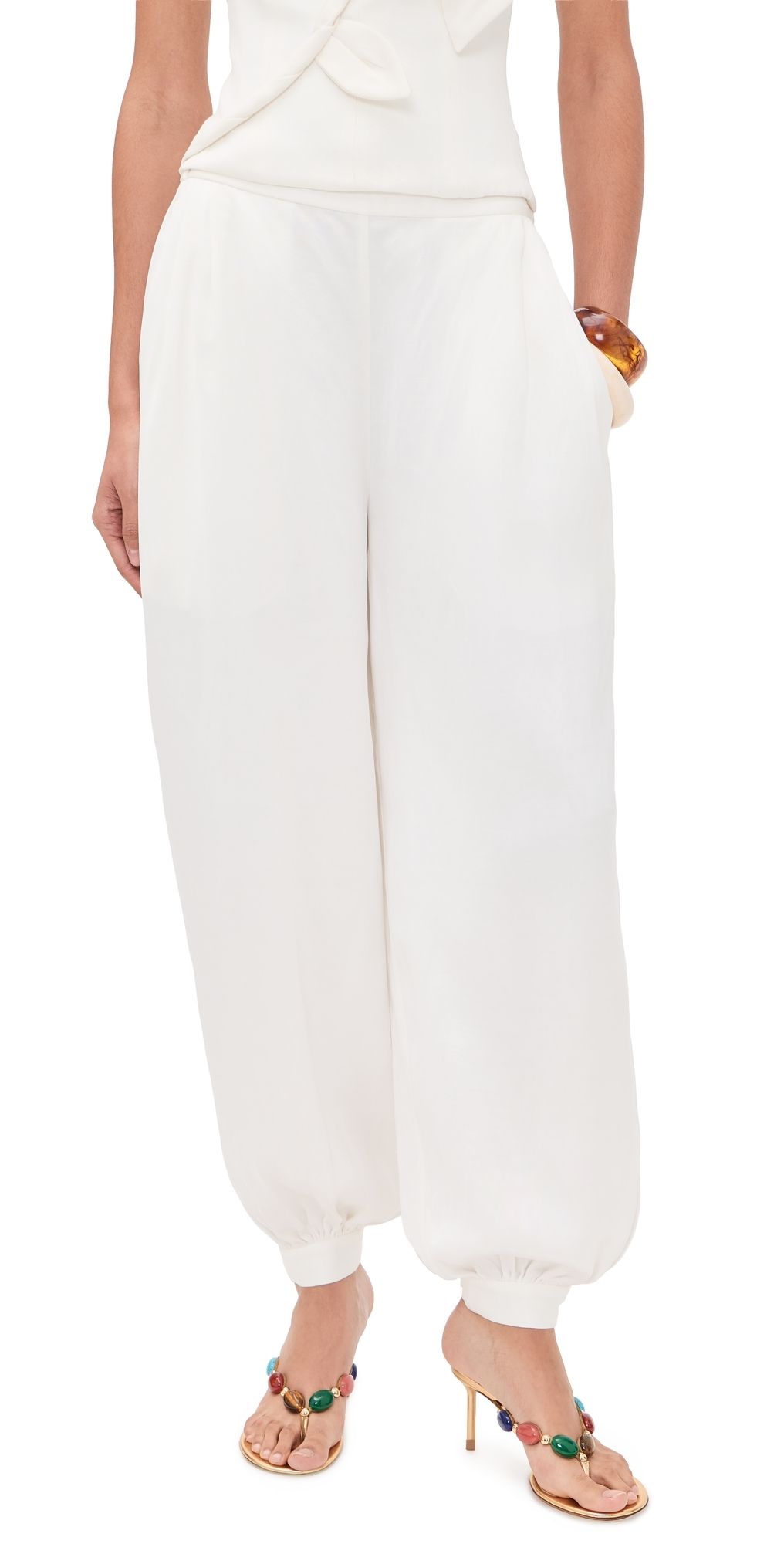 JBQ Lottie Balloon Pants White M
