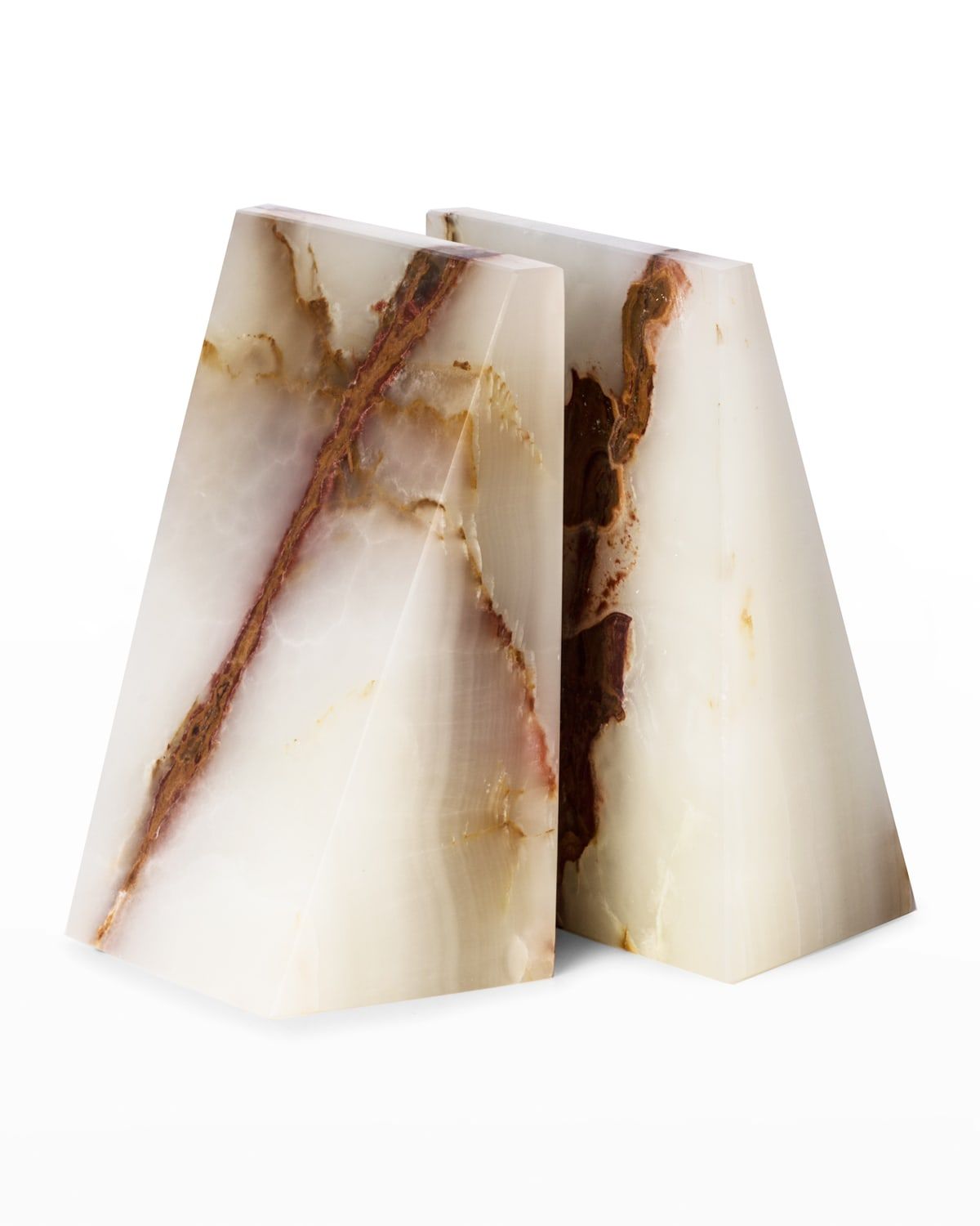 Men & apos;s Solid Marble Wedge Bookends