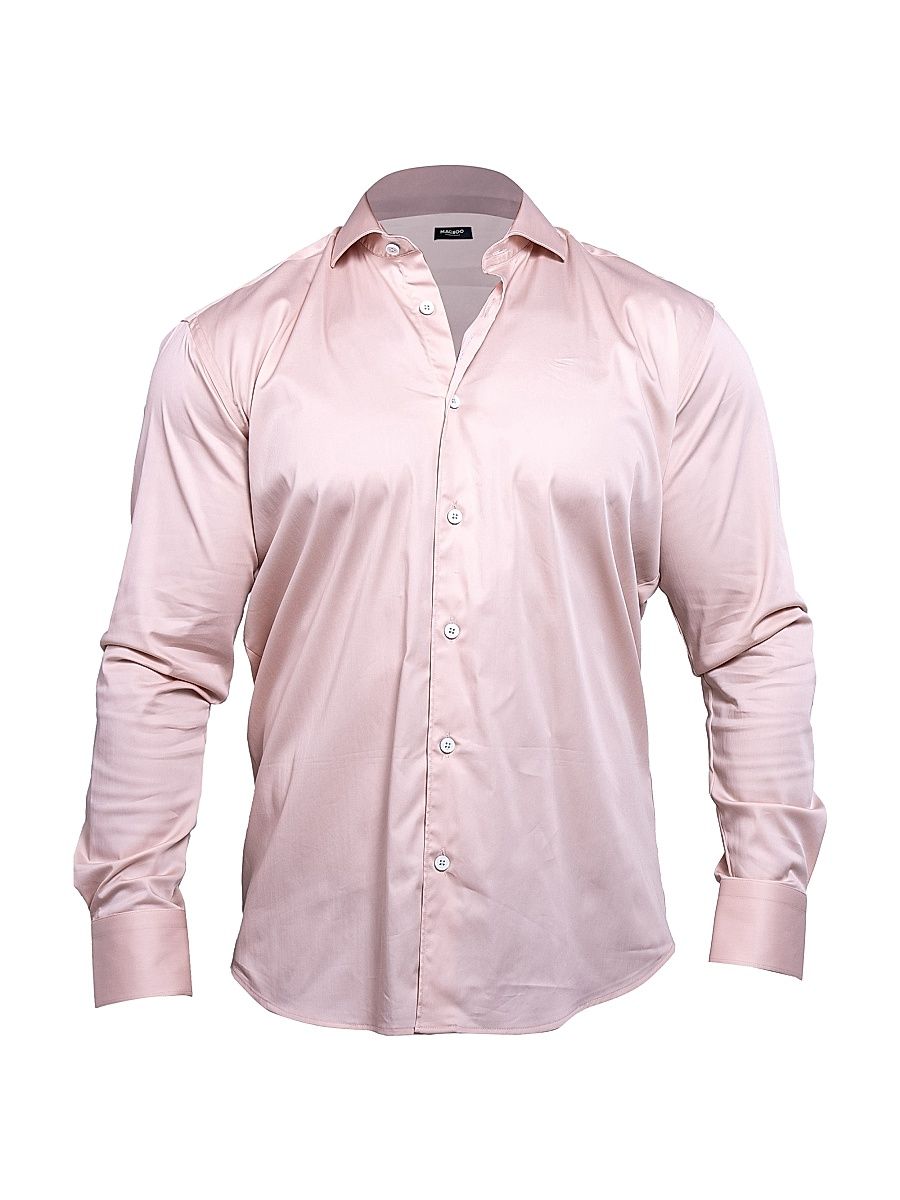 Men's Einstein Aristocrat Luxe Stretch Shirt - Pink - Size XXXL