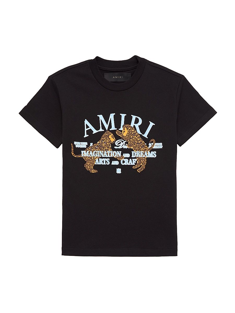 Little Kid's & Kid's Arts District Leopard T-Shirt - Black - Size 10