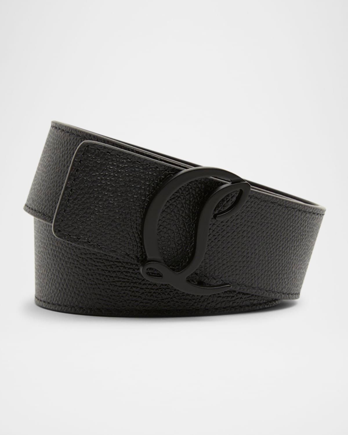 Men & apos;s Mooncrest-Buckle Reversible Leather Belt