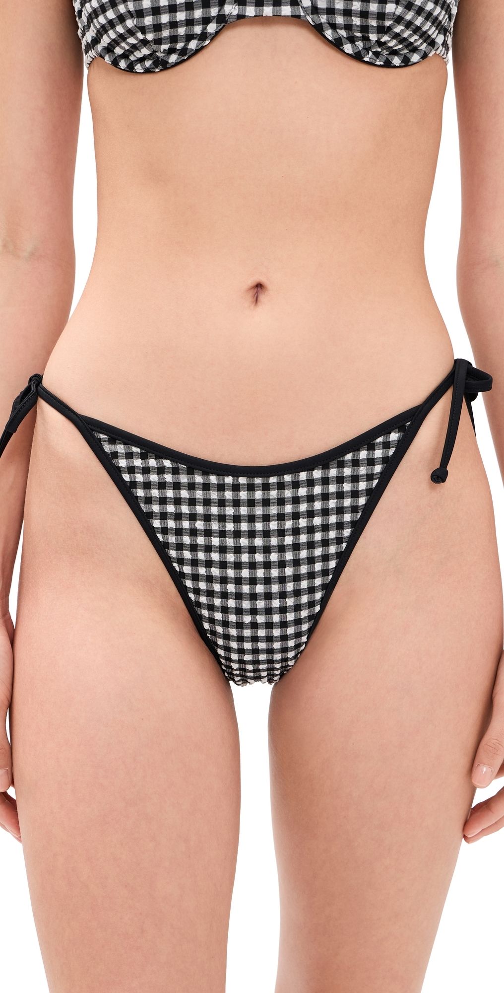 Onia Cleo Bikini Bottoms Black/White M