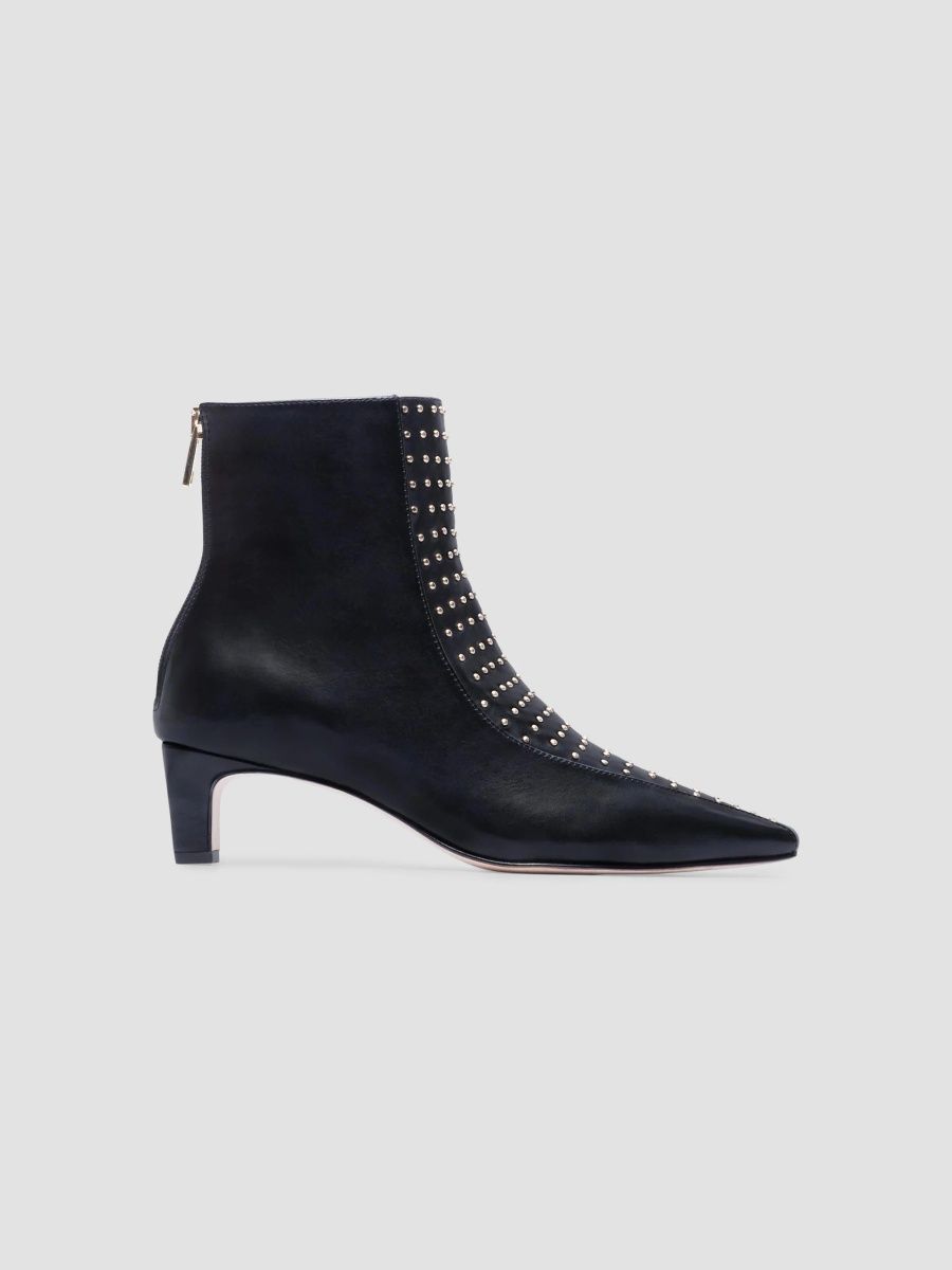 Bernardo Women's Esme Studded Booties - Black - Size 8.5