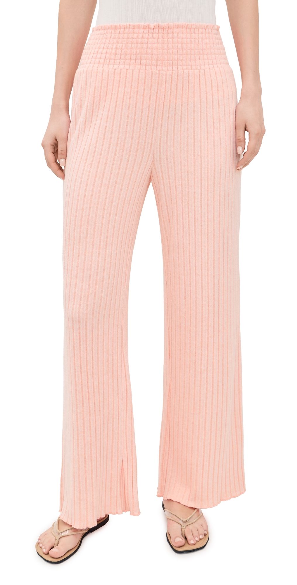 Z Supply Dawn Smocked Rib Pants Bellini S