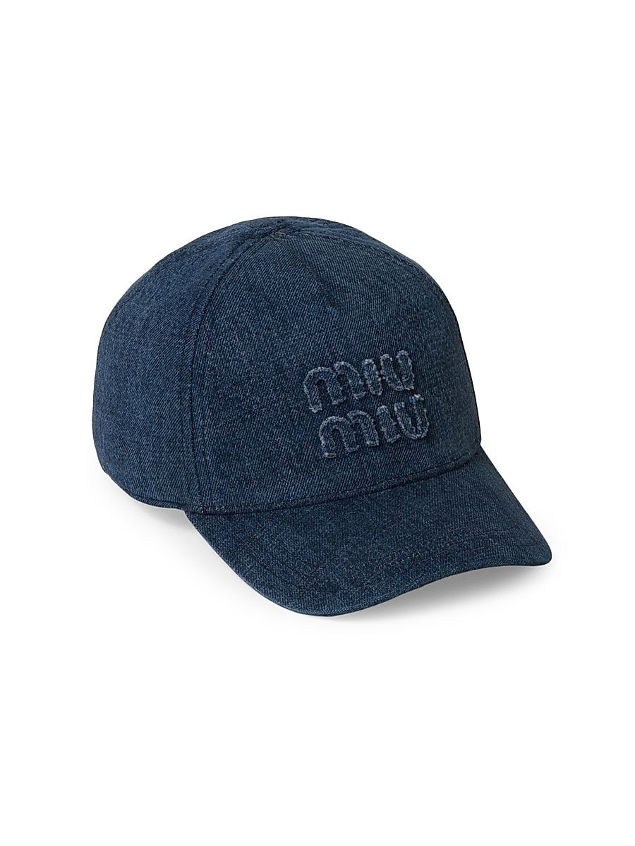 Women's Denim Baseball Cap - Blue - Size Medium
