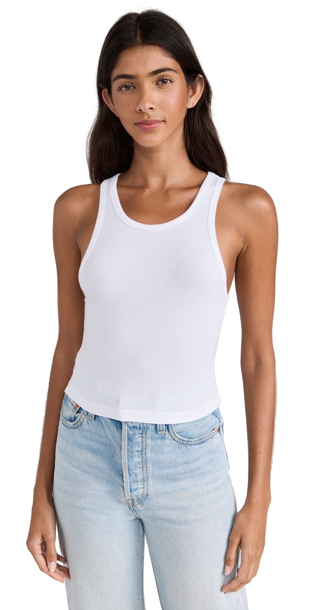 Cotton Citizen Verona Crop Tank Espresso L