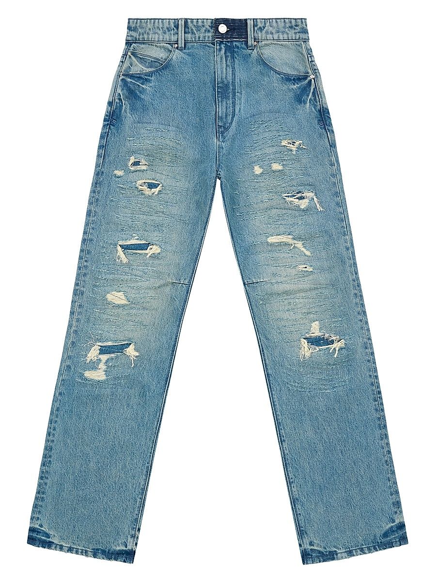 Men's Jonas Distressed Straight Jeans - Frayed Horizon - Size 40