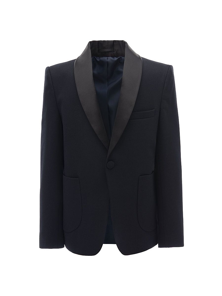 Little Boy's & Boy's Shawl Lapel Blazer - Navy - Size 13