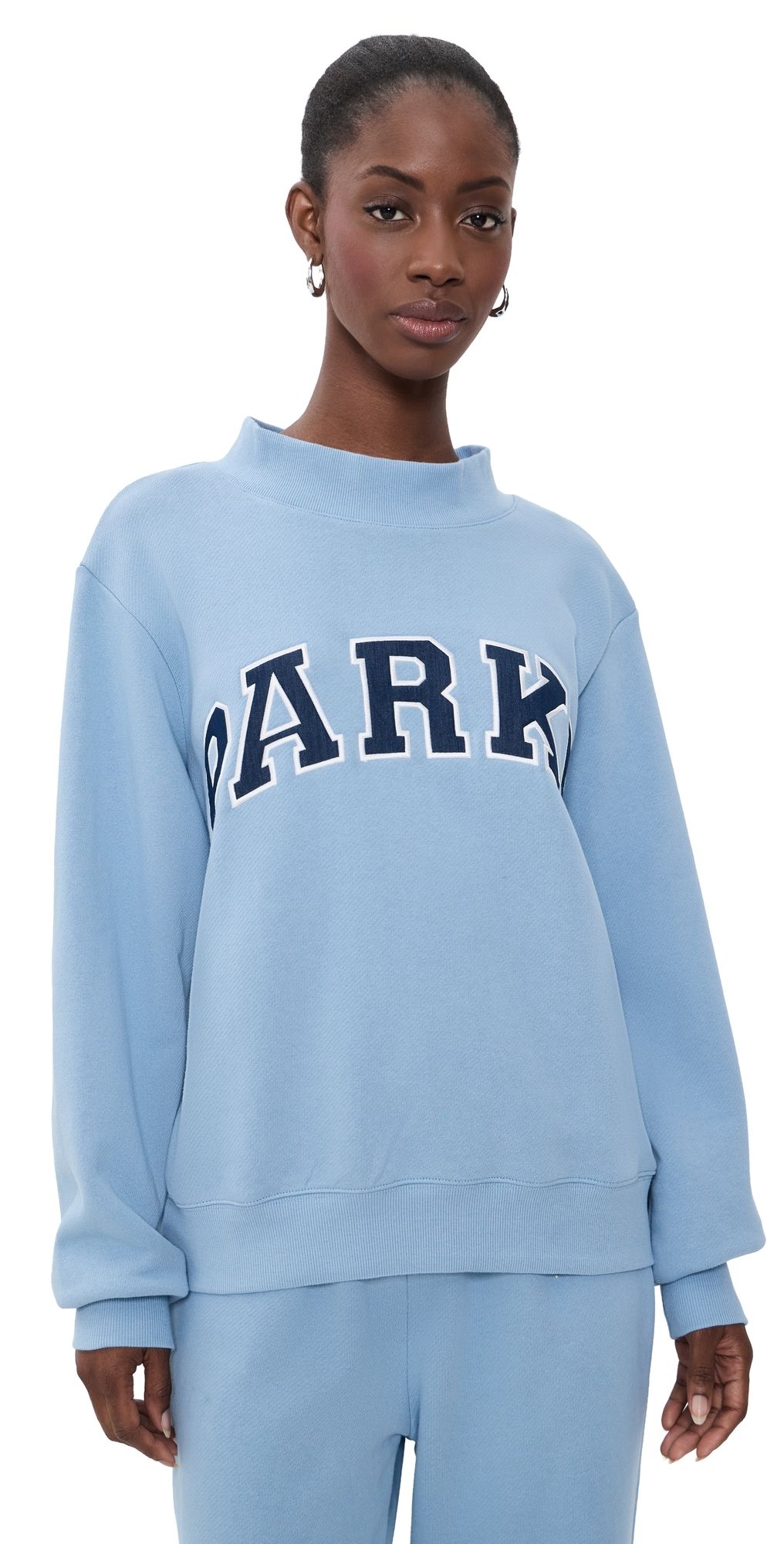 PARKE Varsity Sweatshirt Sky/Denim XXL