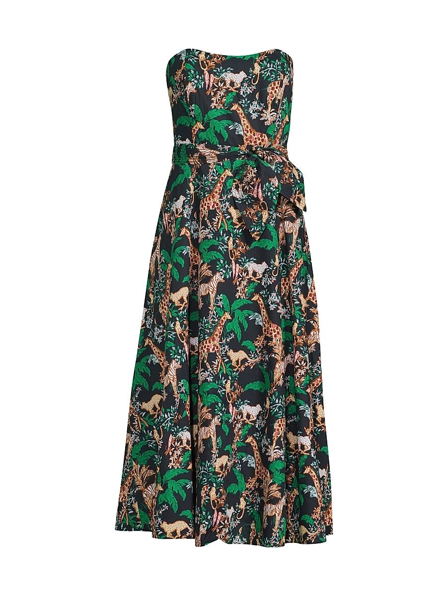 Women's Aubrianna Jungle Midi-Dress - Size 8