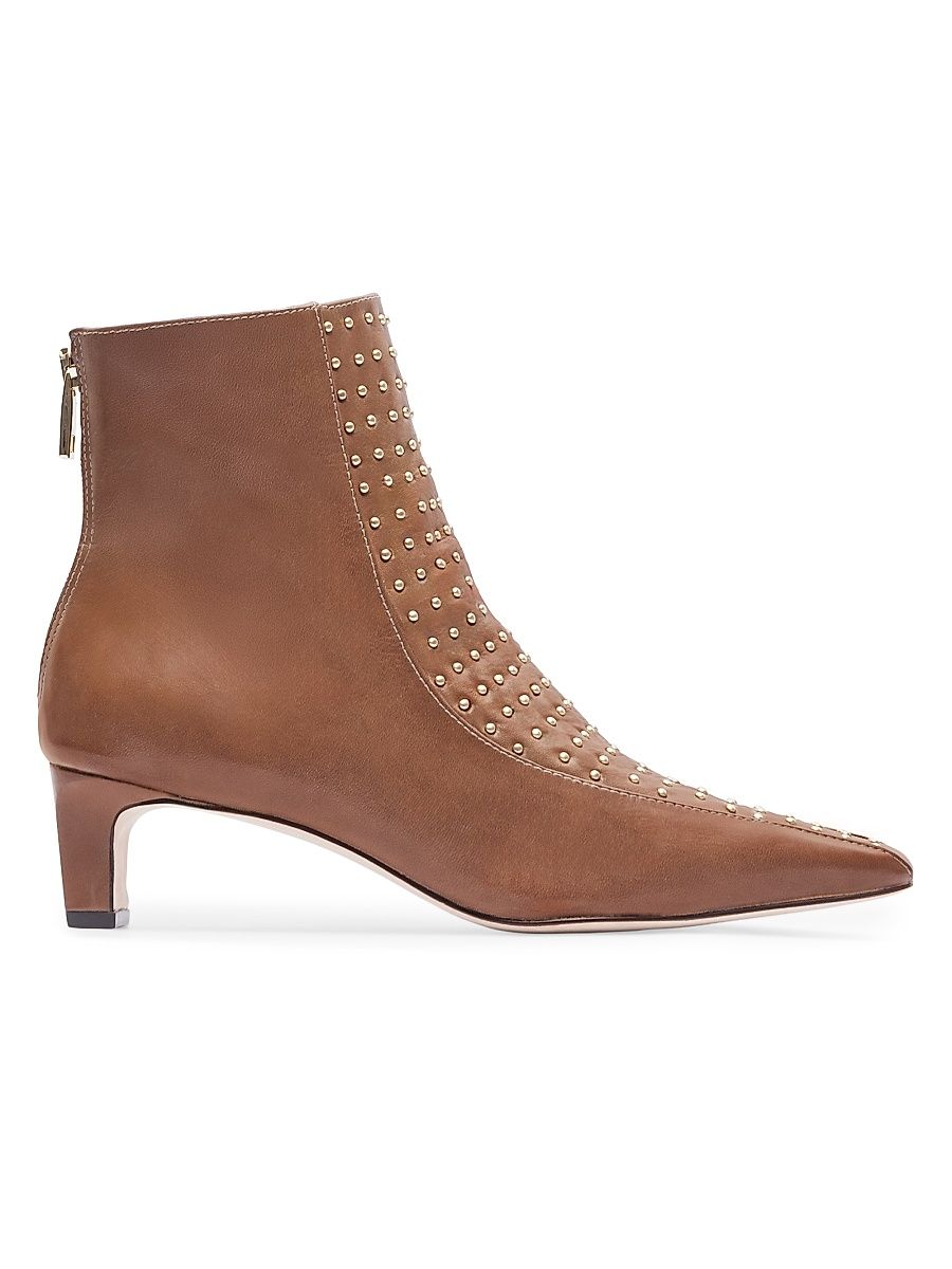 Women's Esme Studded Booties - Almond - Size 9.5