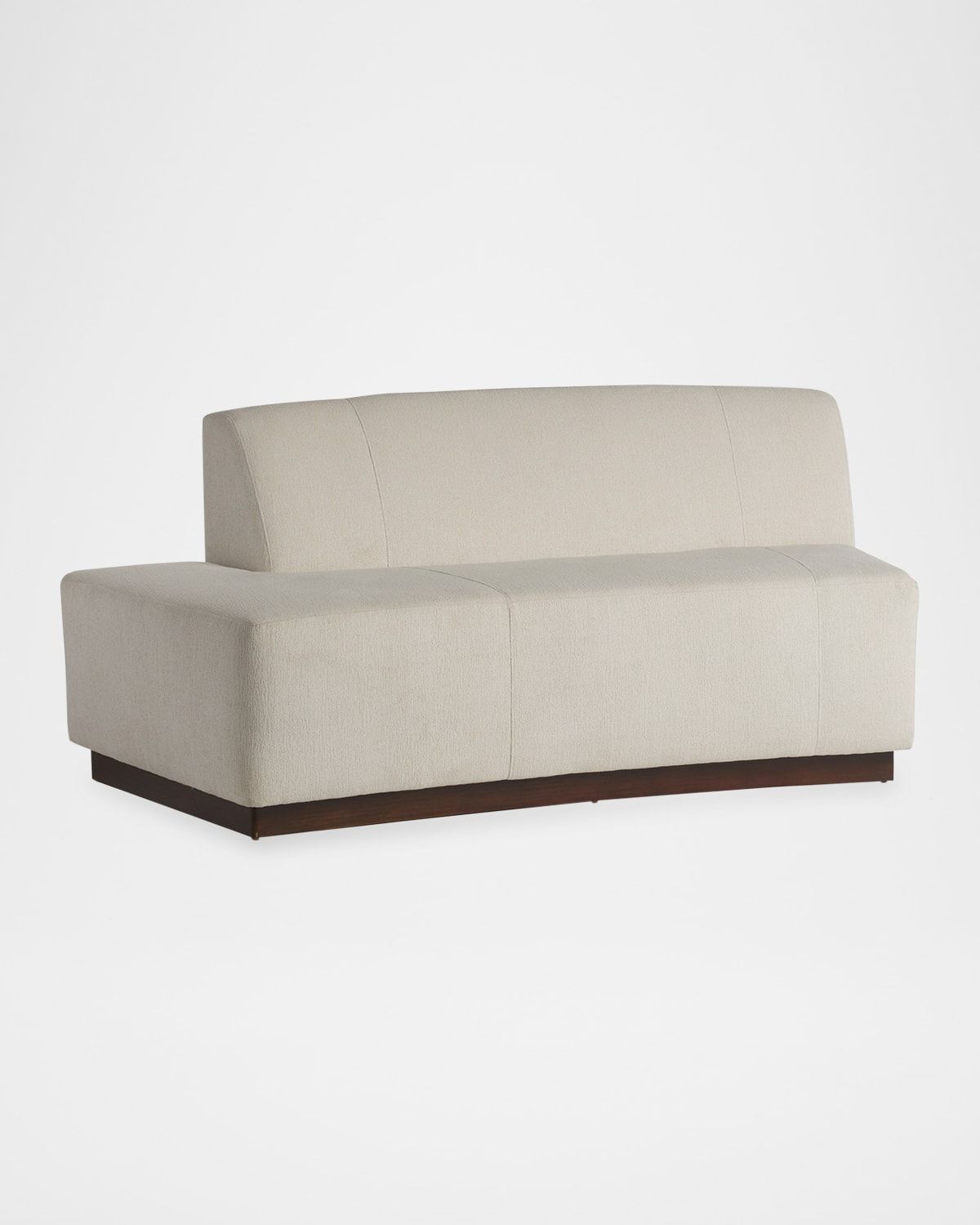 Islander Left-Facing Boucle Sofa, 67"