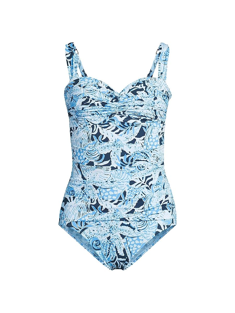 Women's Solaria One-Piece Swimsuit - Bonaire Blue - Size 10