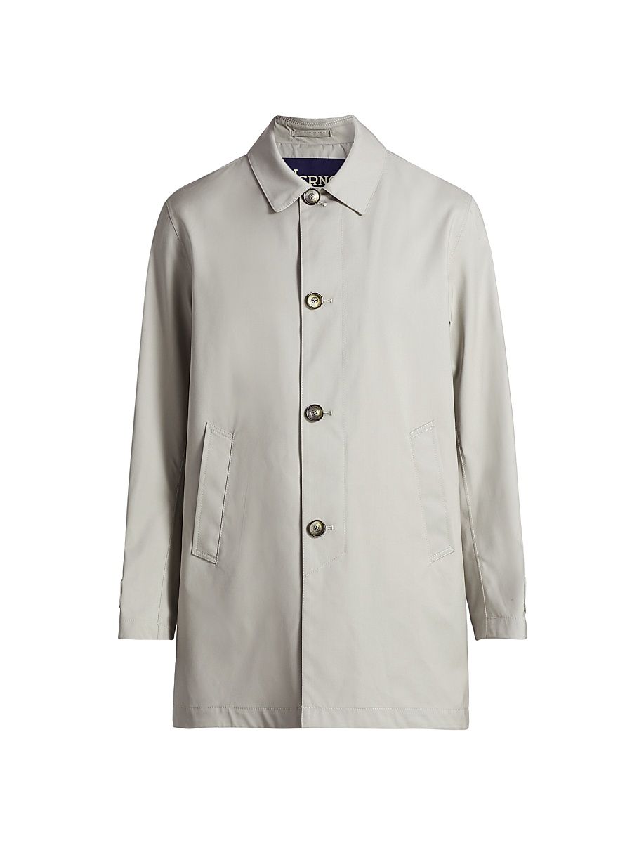 Men's Storm System Virgin Wool Trench Coat - Grey - Size 48