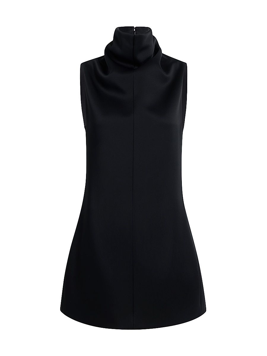 Women's Daria Turtleneck Sleeveless Minidress - Black - Size 8