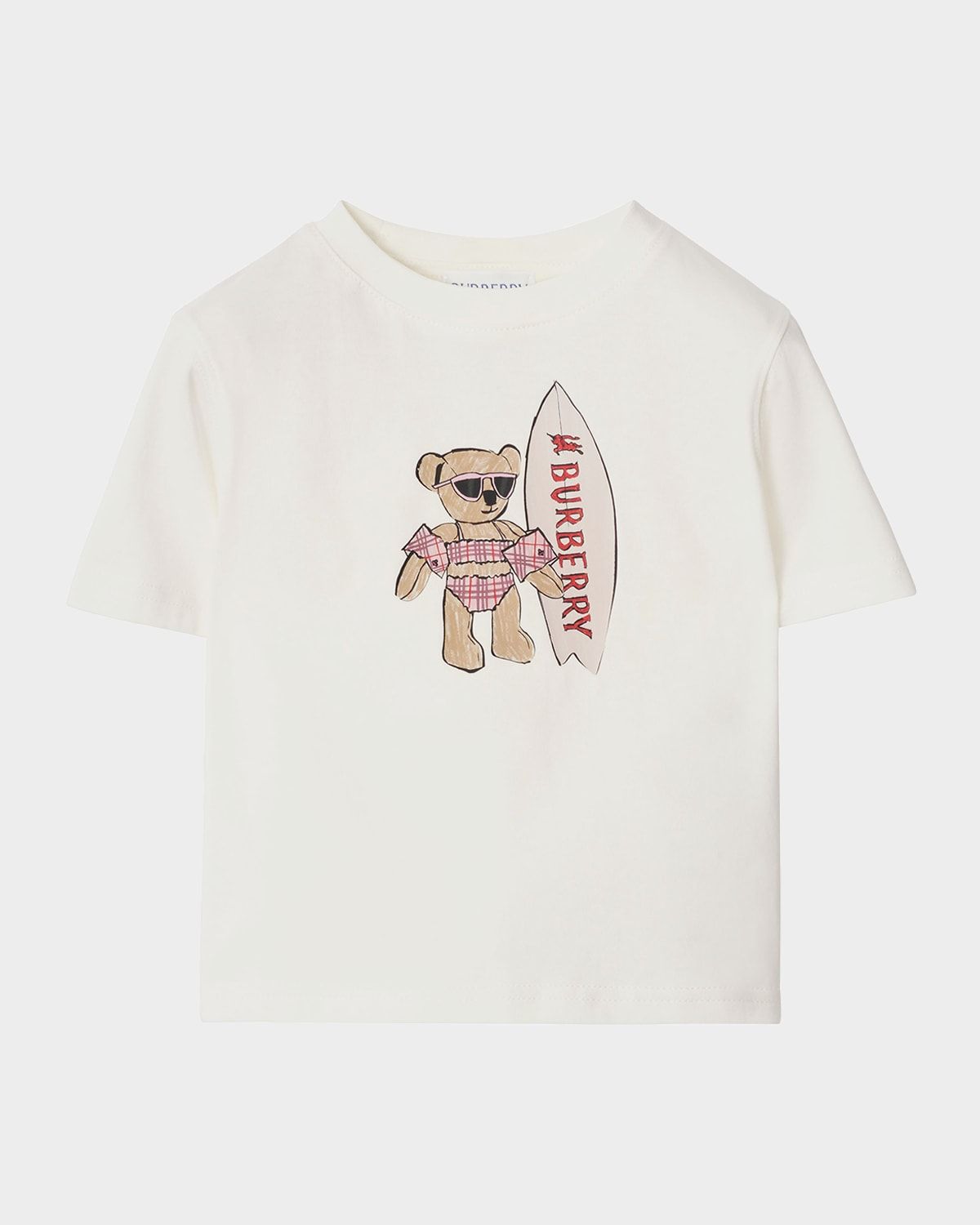 Girl & apos;s Surfer Bear Cotton T-Shirt, Size 6M-3