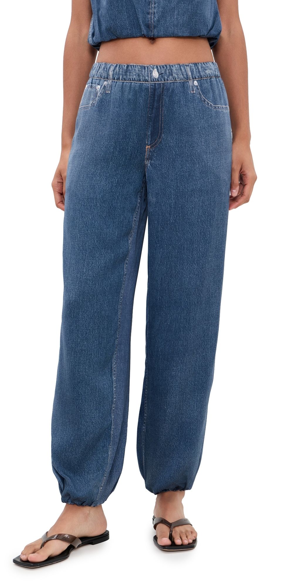 rag & bone Miramar Satin Bubble Pants Jasper L