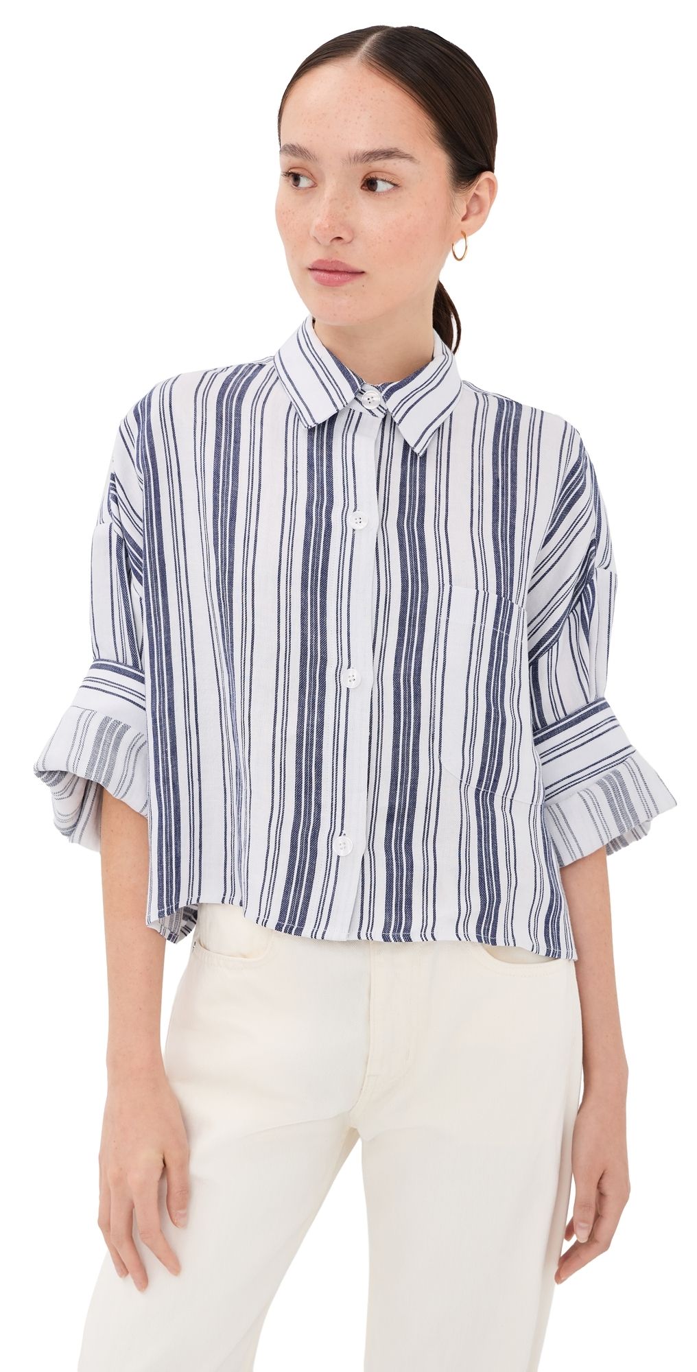 TWP Next Ex Top IVORY / NAVY P