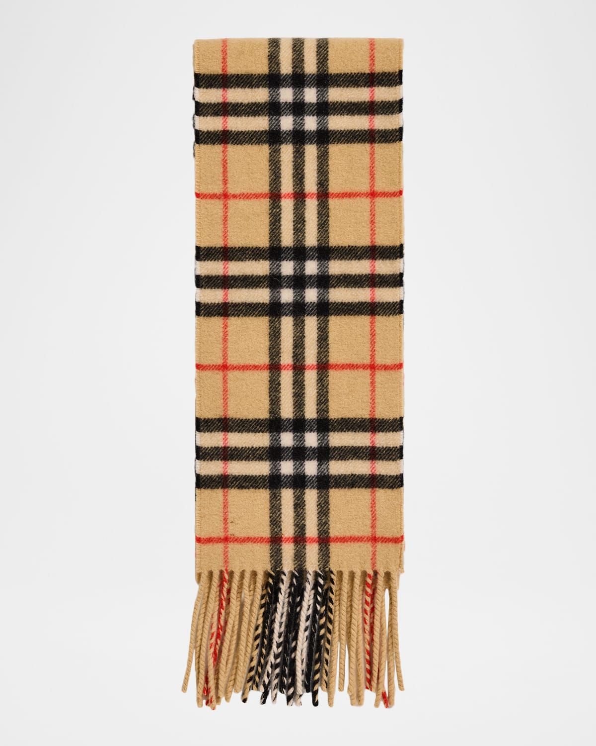 Check Cashmere Scarf