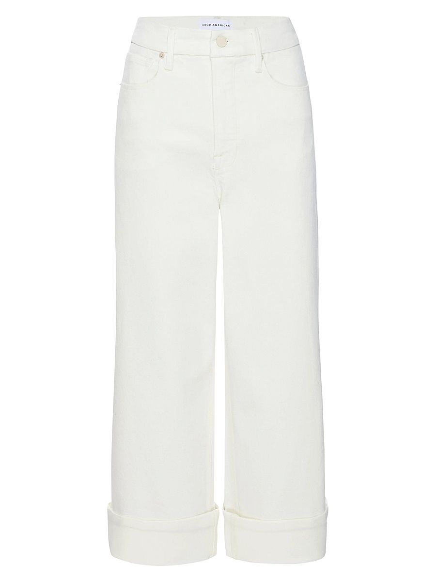 Women's Good Skate Wide-Leg Crop Jeans - Cloud - Size 4