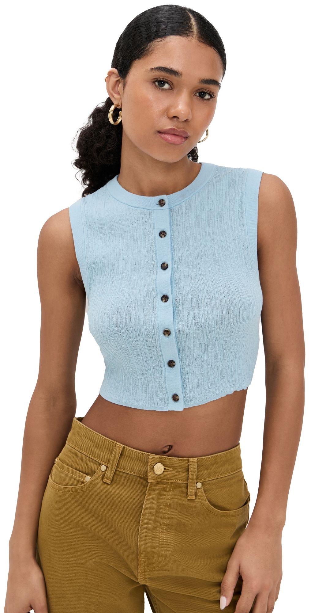 A. L.C. Lottie Top Sky Blue L