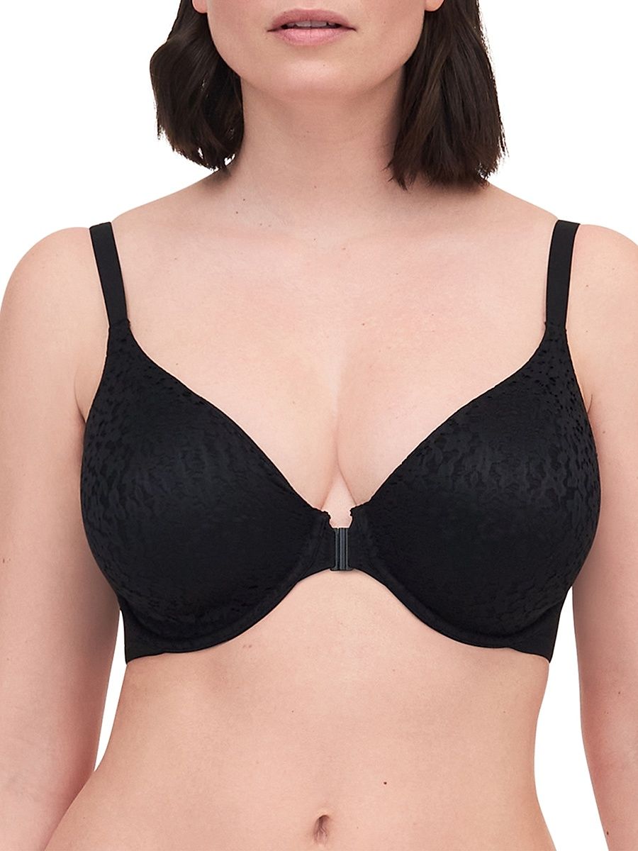Women's Norah Front-Closure Bra - Black - Size 34G