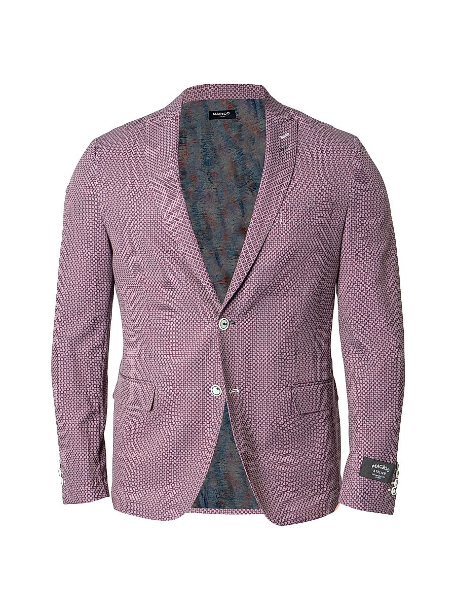 Men's Unconstructed French Blazer - Red - Size Large